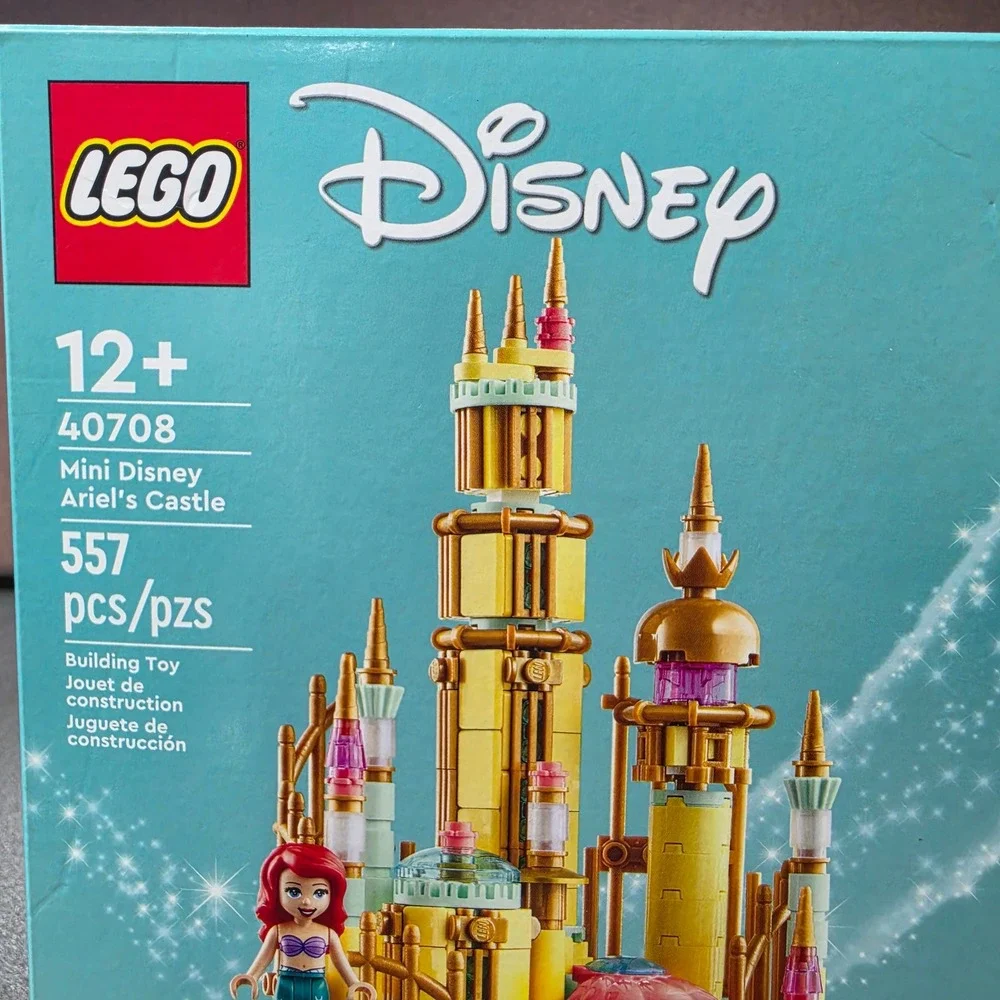 LEGO Mini Disney Ariel's Castle 40708 Kids New Little Mermaid 557pc
